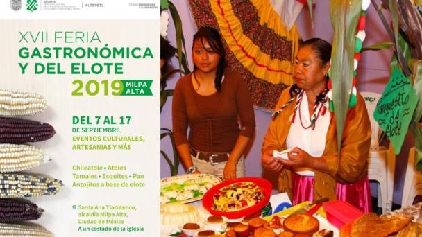 El Big Data - ¡Prepárate! Regresa la Feria del Elote Milpa Alta 2019